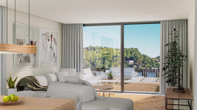 Ibiza. Santa Eulalia del Río. 8 casas con piscina y jardín privado