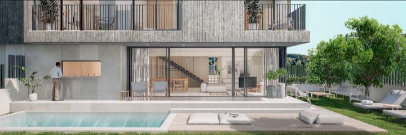 Ibiza. Santa Eulalia del Río. 8 casas con piscina y jardín privado