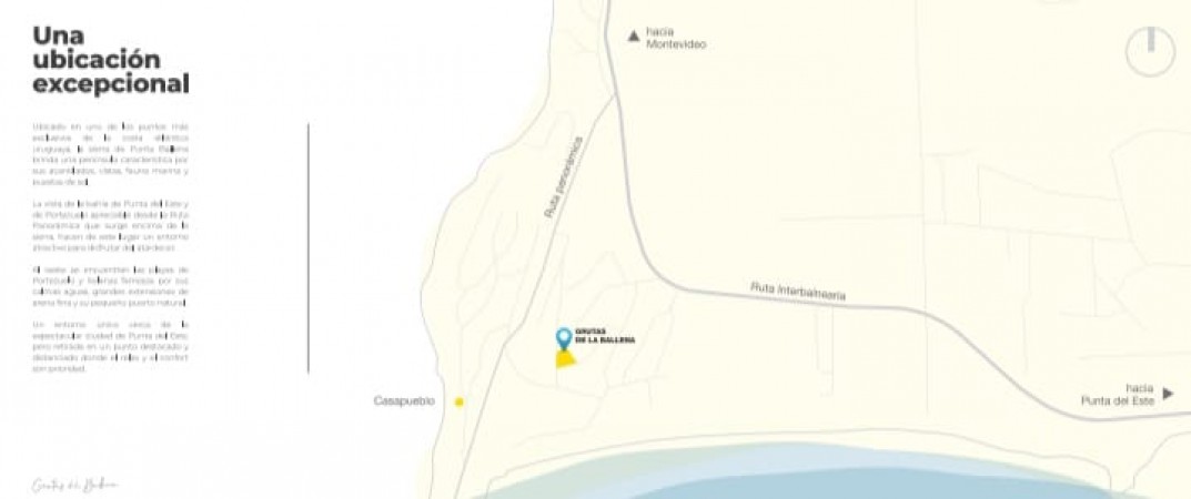 Grutas de la Ballena. Apartamentos de 1 y 2 dormitorios
