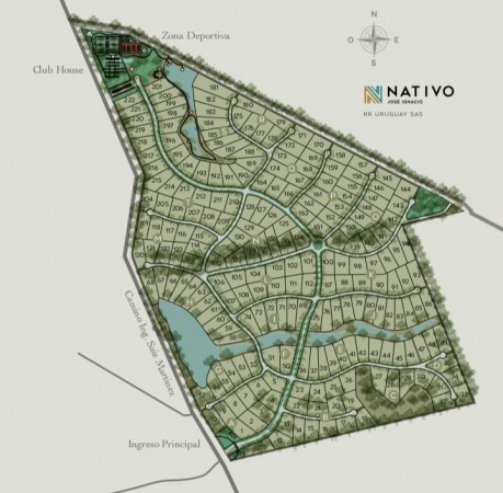 NATIVO, Barrio privado de chacras en José Ignacio