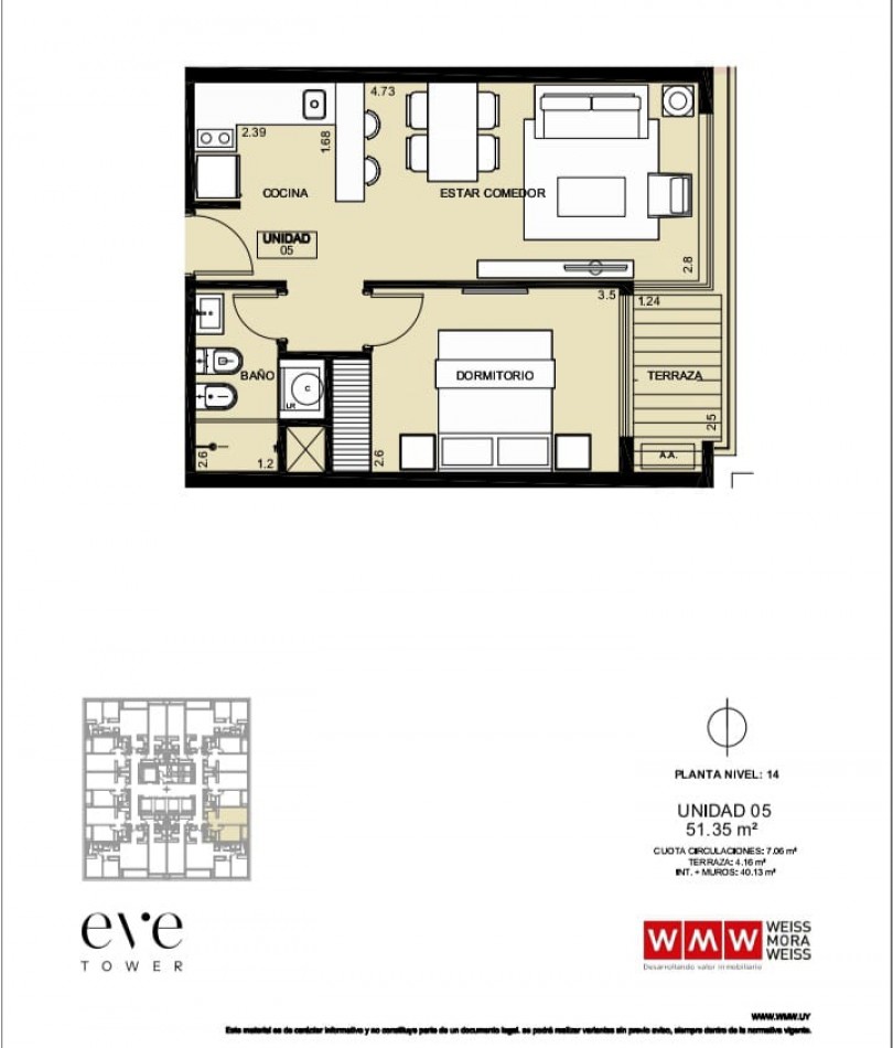 EVE. Departamentos en Av. Roosevelt casi Brava