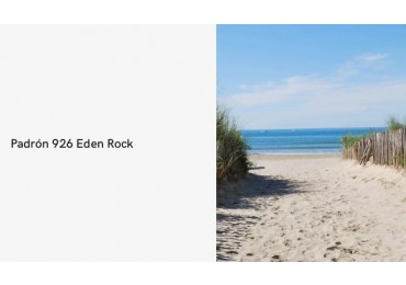 UNA HECTAREA PRIMERA LINEA EN EDEN ROCK